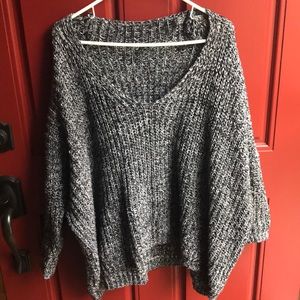 Oversized chunky knit sweater